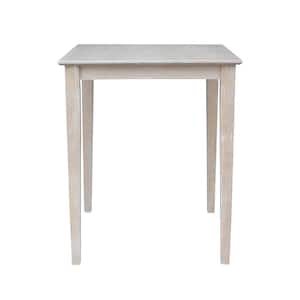 Weathered Taupe Gray 30" Square Counter-height Table