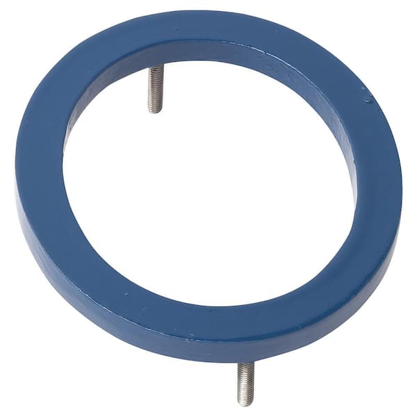 Montague Metal Products 4 in. Sea Blue Aluminum Floating or Flat Modern House Number 0