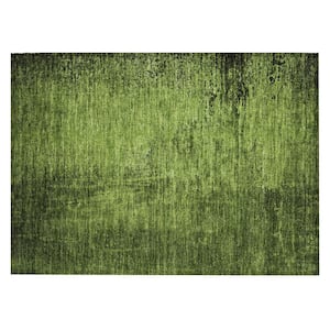 Chantille ACN554 Green 1 ft. 8 in. x 2 ft. 6 in. Machine Washable Indoor/Outdoor Geometric Area Rug