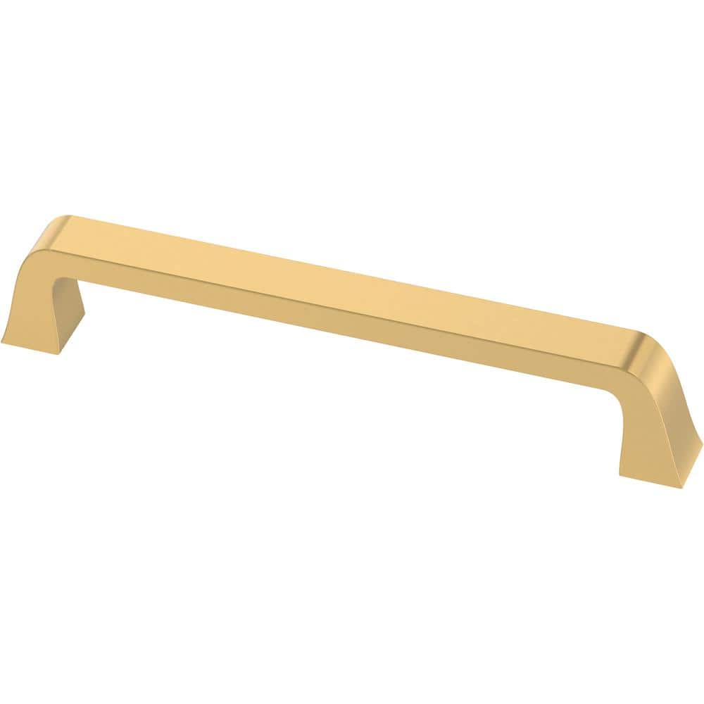 Modern Brushed Brass Cabinet Drawer Bar Pull with Mounting Hardware