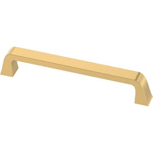 Classic Bell 5-1/16 in. (128 mm) Classic Modern Gold Cabinet Drawer Bar Pull