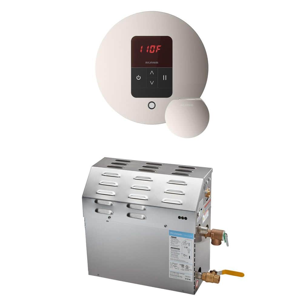 MS 12 kW (12000 W) Steam Shower Generator Package with Round iTempo Control in Polished Nickel price history on PriceWatchPro
