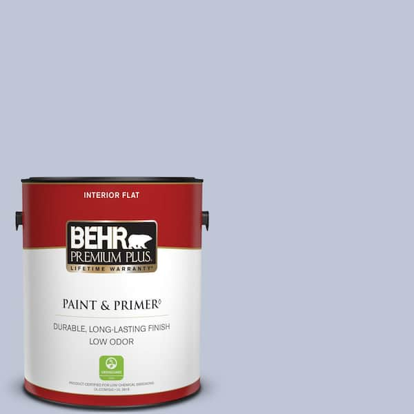 BEHR PREMIUM PLUS 1 gal. Home Decorators Collection #HDC-CT-15A Himalayan Poppy Flat Low Odor Interior Paint & Primer