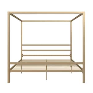 Rory Gold Metal King Canopy Bed