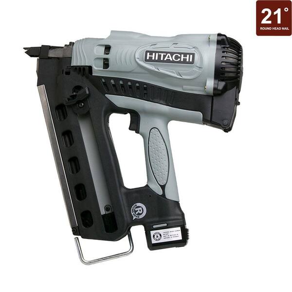 Hitachi 3-1/2 in. Cordless Gas Powered Plastic Strip Collated Framing Nailer