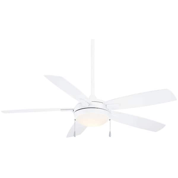 Reviews For Minka Aire Lun 54 In Integrated Led Indoor White Ceiling Fan With Light F534l Wh The Home Depot Reviews For Minka Aire Lun 54 In, Minka Aire Ceiling Fans Reviews