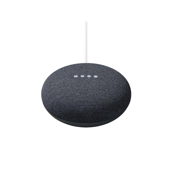 US Plug w/EU Adp Smart Speaker 2nd Generation Charcoal Google Nest Mini 