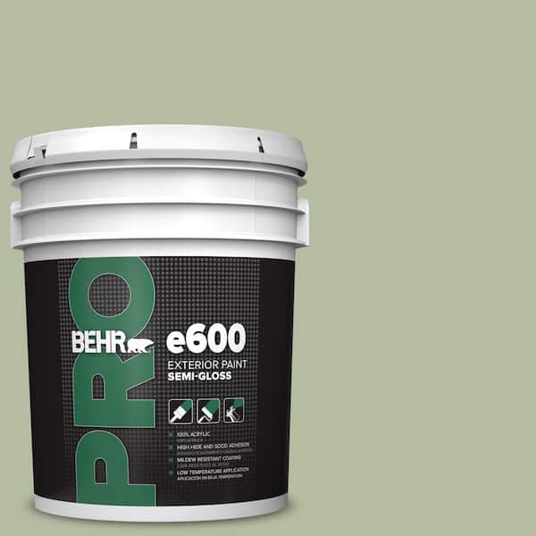 BEHR PRO 5 gal. #ICC-105 Dried Chervil Semi-Gloss Exterior Paint
