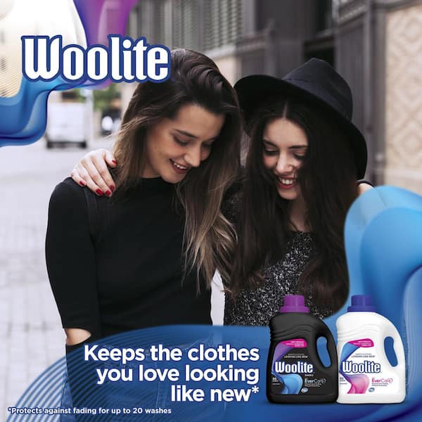 Woolite Darks, Laundry Detergent, Mega Value Pack, 2.96 L, With Colour  Renew - Clothes Look New Longer : : Health & Personal Care