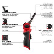 M12 FUEL 12V Lithium-Ion Brushless Cordless 1/2 in. x 18 in. Bandfile and 3/8 in. x 13 in. Bandfile