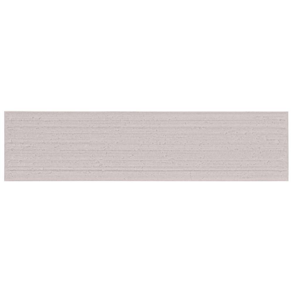 Barclay Silver Gray 2.55 in. x 0.35 in. Textured Matte Ceramic Wall Tile Sample price history on PriceWatchPro