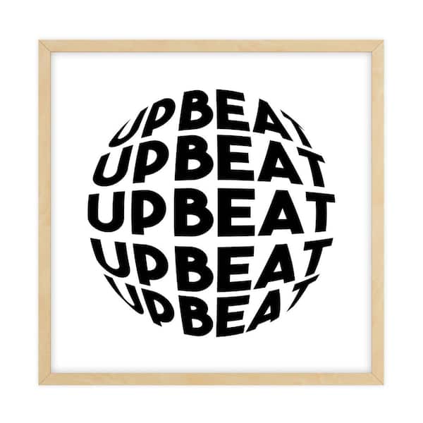 Unbranded Dimensional Word Art Framed Typography Art Print 18 in. x 18 in.