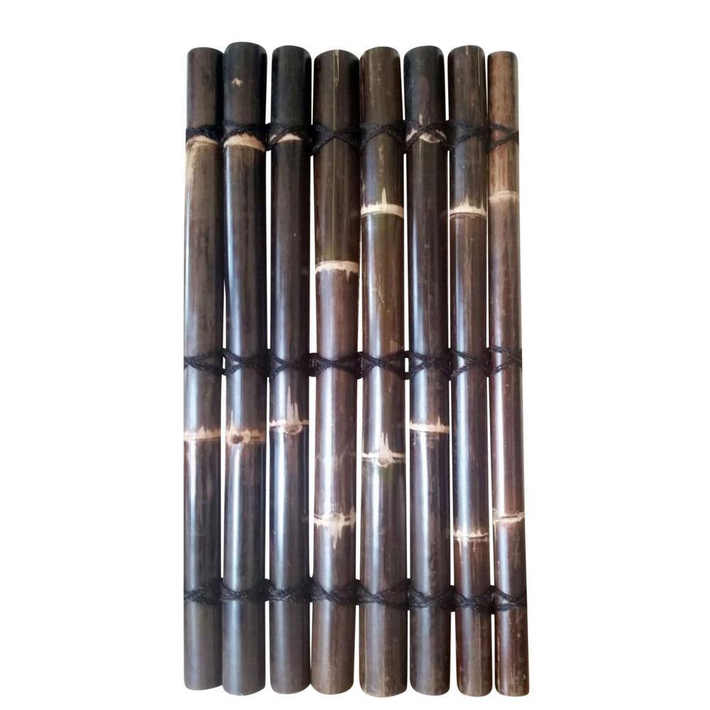 4 in. H x 4 ft. L Black Bamboo Split Fence Panel price history on PriceWatchPro