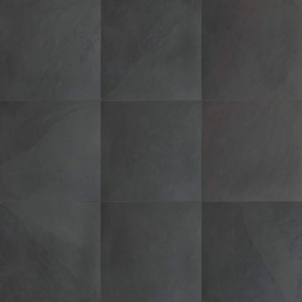 Take Home Tile Sample - Montauk Black 6 in. x 6 in. x 0.39 in. Honed Slate Floor and Wall Tile (0.25 sq. ft.) price history on PriceWatchPro