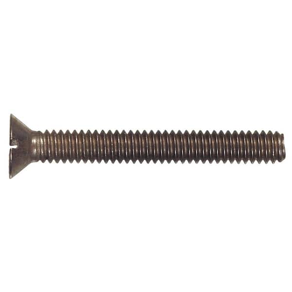 #8-32 x 1/2 in. Slotted Flat-Head Machine Screws (30-Pack)