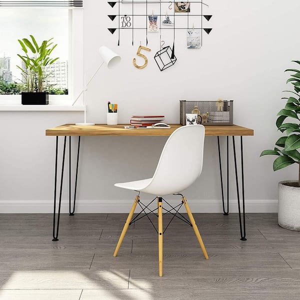 udrydde Tegne forsikring Krympe WINSOON 28 in. Black Metal Bench Legs Hairpin Table Legs for Furniture Feet  (Set of 4-Pack 2-Rod) USHOM4003-1 - The Home Depot