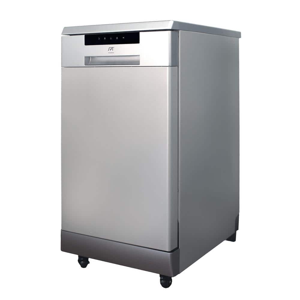 18" Stainless Steel Portable Energy Star Dishwasher with 8 Place Settings