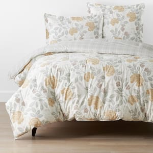 Laura Ashley Ailyn 5-Piece Red Floral Cotton Twin Comforter Bonus Set  USHS8K1175863 - The Home Depot