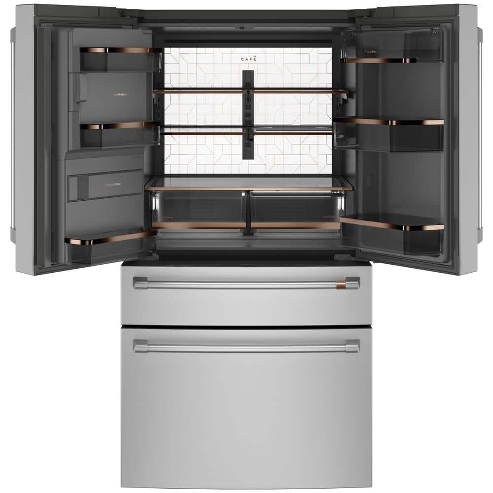 Stainless Steel Smart French Door Refrigerator with Ice Maker