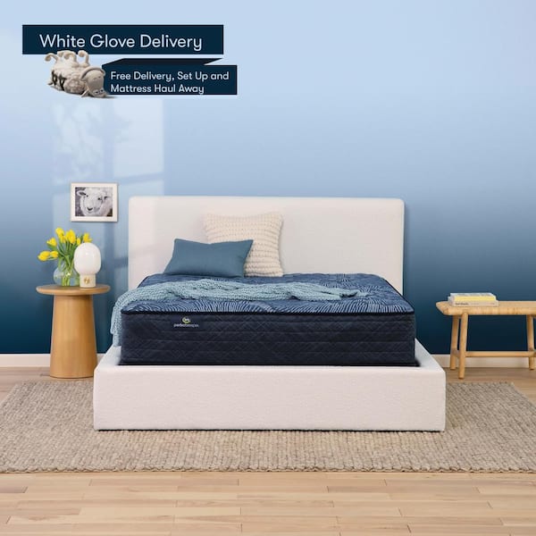 Serta Perfect Sleeper Oasis Sleep Twin Extra Firm 12.0 in. Mattress Set ...