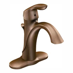 Oil Rubbed Bronze Moen 6402ORB Belfield One-Handle Bathroom Faucet