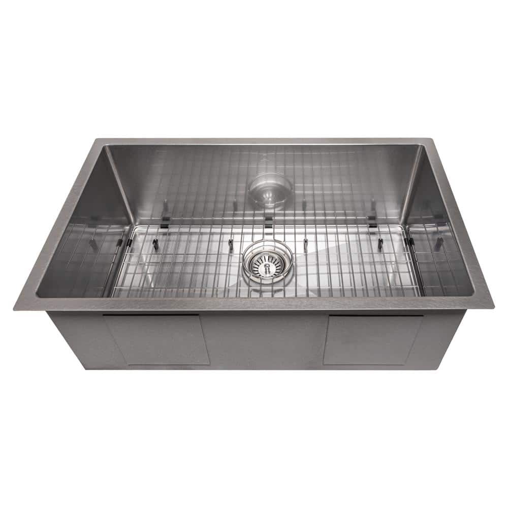 DuraSnow 30" Stainless Steel Drop-In Single Bowl Kitchen Sink