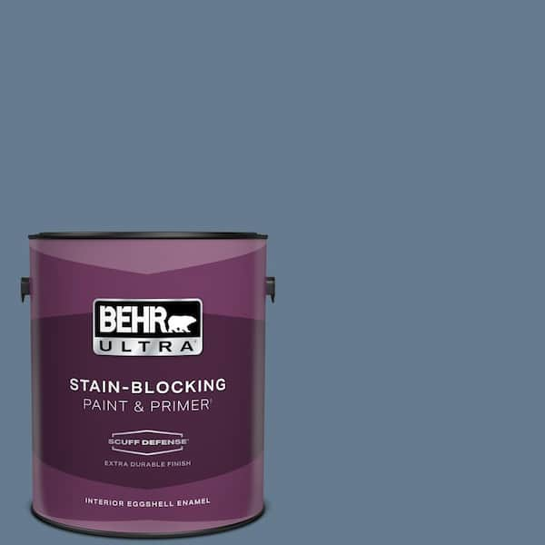 BEHR ULTRA 1 gal. #S510-5 Skinny Jeans Extra Durable Eggshell Enamel Interior Paint & Primer