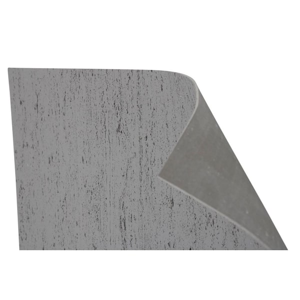 Ejoy 48 in. x 24 in. x 1 in. Travertine Blue Gray Natural Flexible