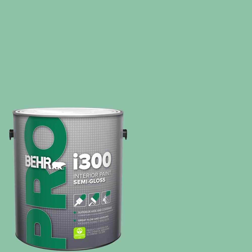 1 gal. #HDC-WR14-8 Spearmint Frosting Semi-Gloss Interior Paint price history on PriceWatchPro