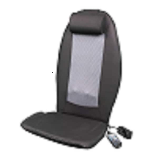 Sharper Image Massager Seat Topper 4-Node Shiatsu with Heat and Vibration  Grey 1014450 - Best Buy