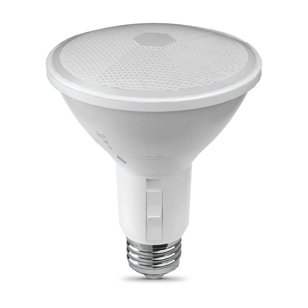Brandclub - Feit Electric PAR30L 75W Equivalent LED Light Bulb, Dimmable, 3000K Bright White, 750 Lumens, 8 Year Lifetime, E26 Base, CRI 90, UL/CUL Listed, Long Beam Choice Reflector - PAR30L/ADJ/930CA