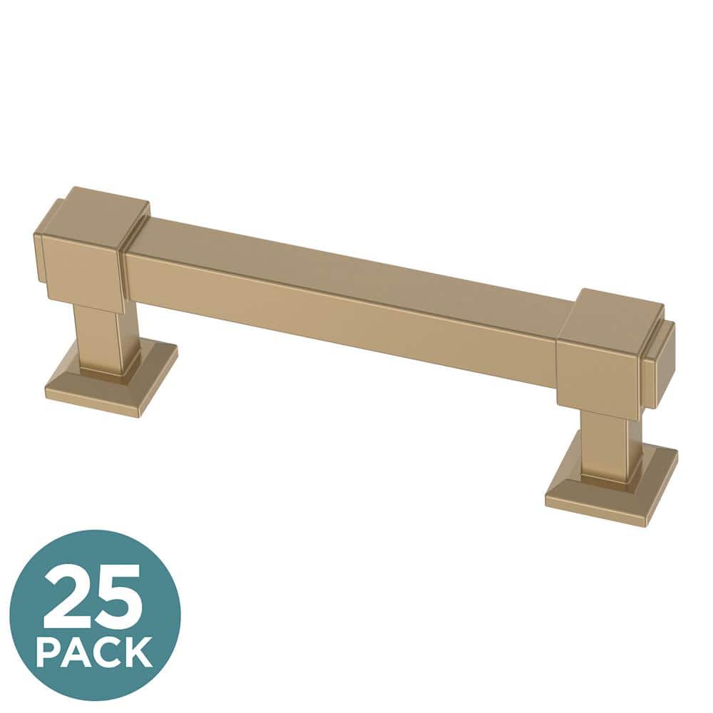 25-Pack Classic Square 3 in. (76 mm) Classic Champagne Bronze Cabinet Drawer Bar Pulls price history on PriceWatchPro