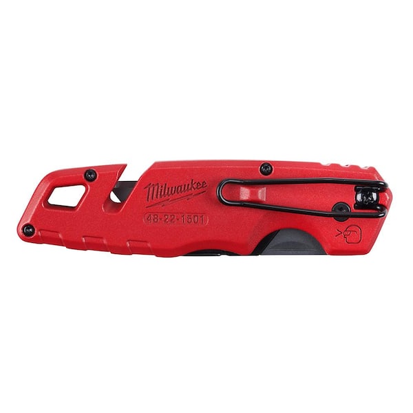 Milwaukee Fastback Folding Utility Knife Set with 25 ft. Compact Wide Blade Tape Measure