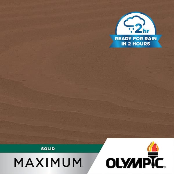Olympic Maximum 1 gal.SC-1089 Woodchuck Solid Color Exterior Stain and Sealer in One