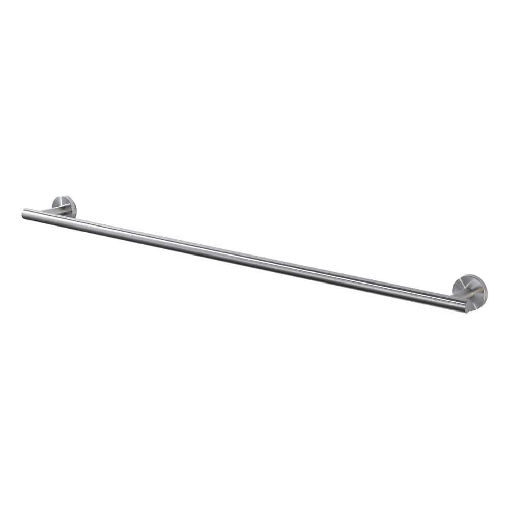 32 in. Stainless Steel Wall Mounted Single Towel Bar in Brushed Nickel price history on PriceWatchPro