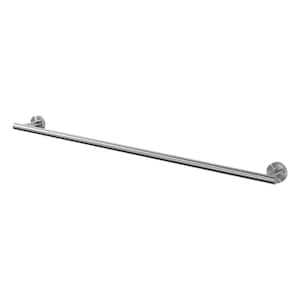 32 in. Stainless Steel Wall Mounted Single Towel Bar in Brushed Nickel