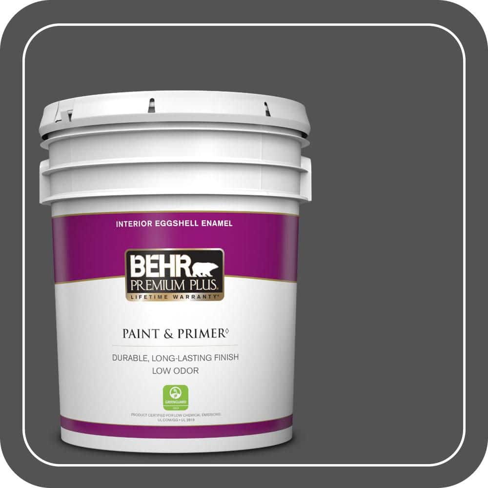 5 gal. #BXC-30 Black Space Eggshell Enamel Low Odor Interior Paint & Primer price history on PriceWatchPro
