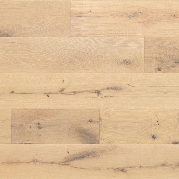 MSI Lyon Valley White Oak XXL 5/8 in. T x 9.45 in. W Tongue and Groove Engineered Hardwood Flooring (1363.92 sq. ft./pallet)