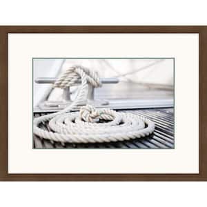 Rigging I Framed Giclee Sailing Art Print 33 in. x 25 in.