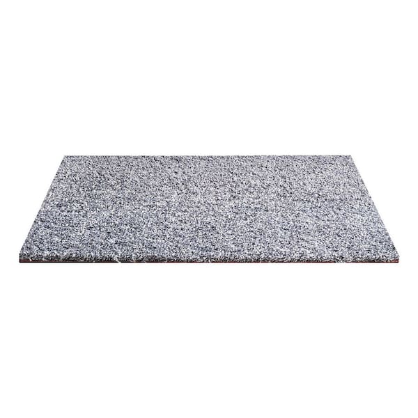 SKYSHALO Gray Residential 18 in. x 18 in. Peel and Stick Carpet