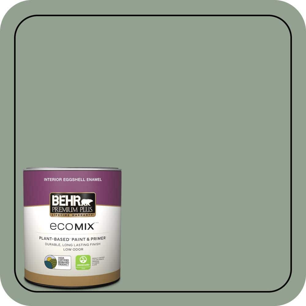 1 qt. #N400-4 Forest Path Eggshell Enamel EcoMix Plant-Based Interior Paint & Primer price history on PriceWatchPro