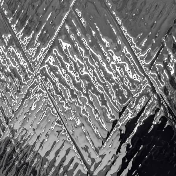 4ft. x 8ft. Laminate Sheet in. Aluminum with Diamond Polished Smoke Finish