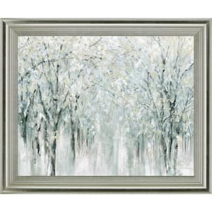 "Winter Mist" By Carol Robinson Framed Print Abstract Wall Art 28 in. x 34 in.