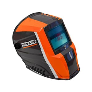 Auto-Darkening Welding Helmet with Variable Shade Lens 9-13, 5.97 in. Square Viewing Area, High Def Clarity