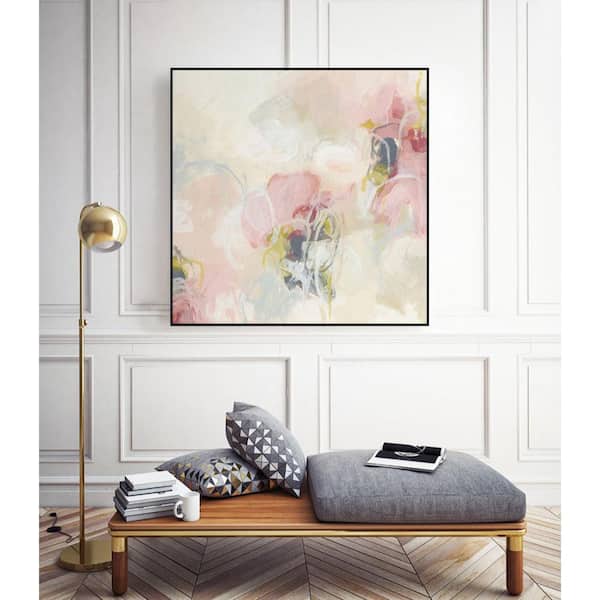 Unbranded 30 in. x 30 in. "Cherry Blossom II" by June Erica Vess Framed Wall Art