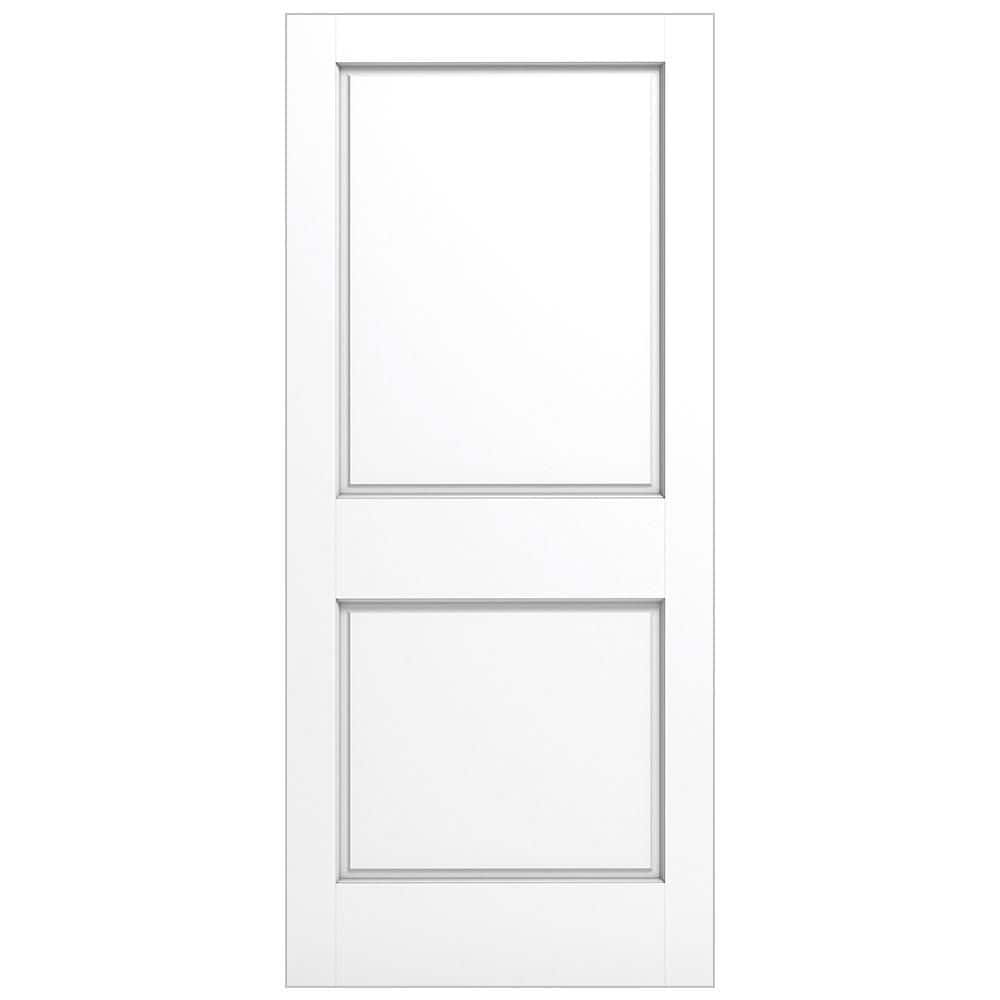 26 in. x 80 in. x 1-3/8 in.  2-Panel Raised Square Top, Ovolo Sticking, Full and Square, Primed Wood Door Slab price history on PriceWatchPro
