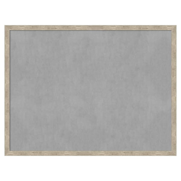 Amanti Art Imprint Pewter 25 in. x 19 in Framed Magnetic Board