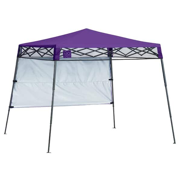 Quik Shade 7 ft. x 7 ft. Purple Slant Leg Canopy