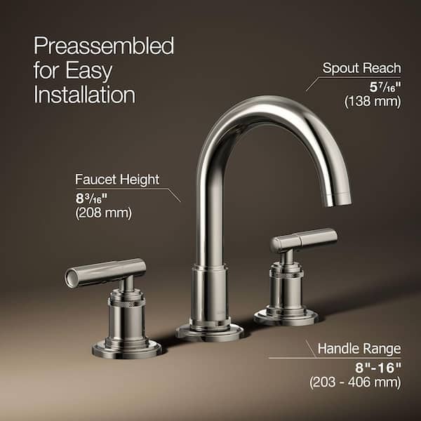 KOHLER Torrington 8 in. Widespread Double Handle Bathroom Faucet