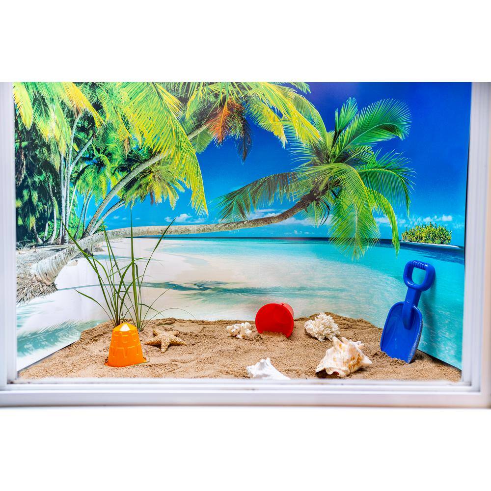Country Landscape 3D Self-Adhesive Window Well Mural